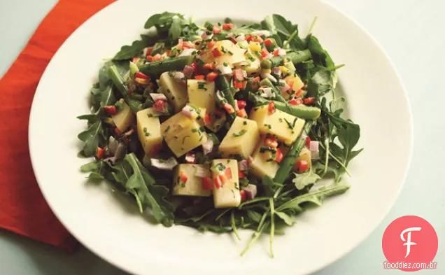 Salada de batata e feijão verde