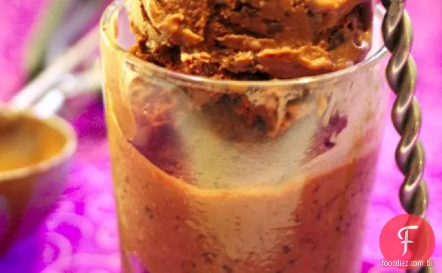 Sorvete De Chocolate Sem Leite Com Chip De Chocolate