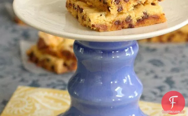 Cadbury Egg Cookie Cake Bars