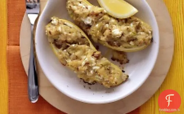 Abóbora Recheada Com Bulgur E Feta