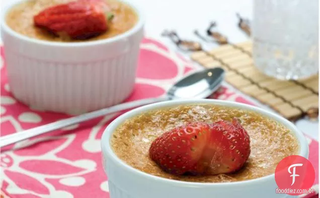 Creme sem leite de amêndoa e passas