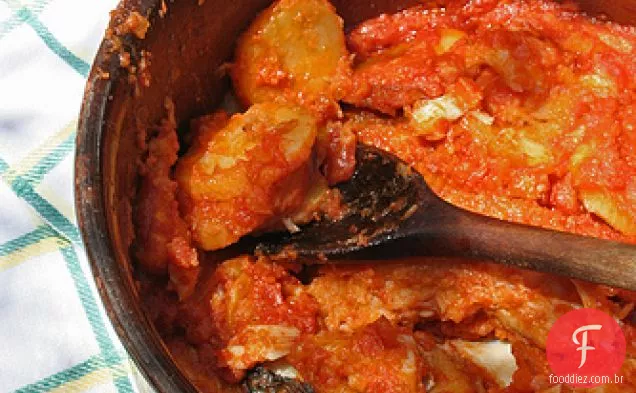 Bacalhau seco seguindo o caminho do florentino