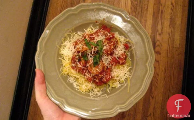Spaghetti Squash Com Molho Pomodoro