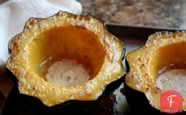 Abóbora De Bolota Assada Básica