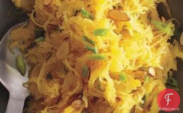 Spaghetti Squash Com Amêndoas