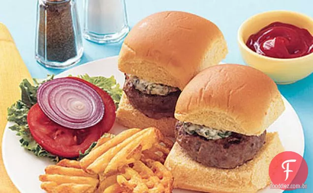 Turquia Sliders com Herbed maionese