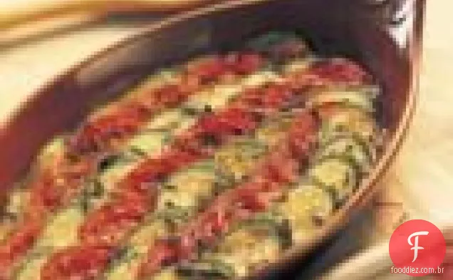 Tomates Assados E Abobrinha
