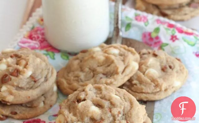 Snickerdoodle-como canela e biscoitos brancos