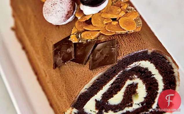 Cereja-e-Chocolate Bûche de Noël