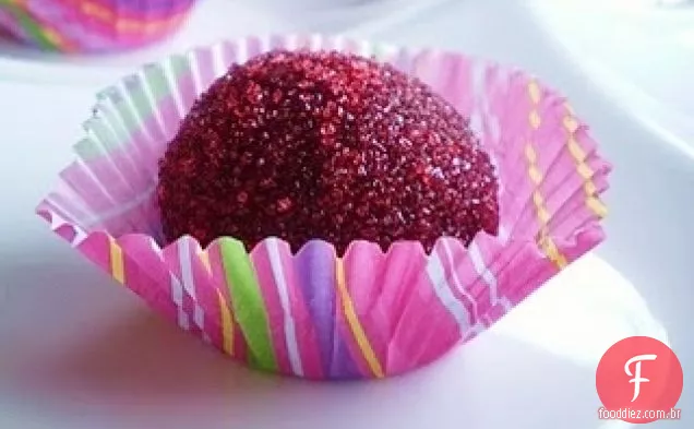Chocolate-Caju Vegan Valentine Trufas