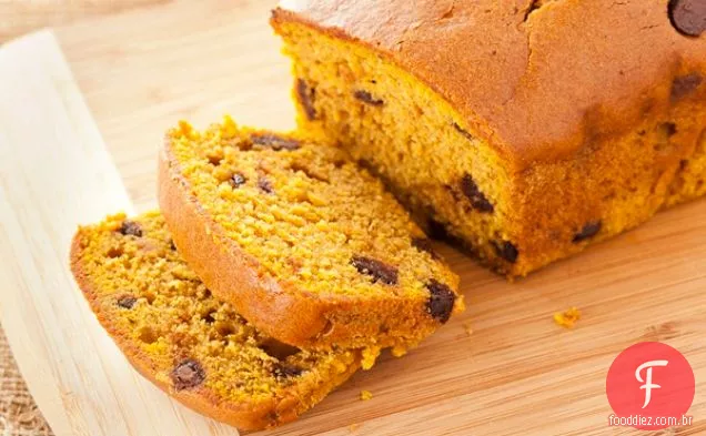 Pão De Abóbora Com Chip De Chocolate