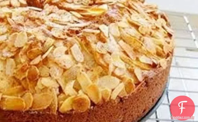 Bolo De Amêndoa Semolina com esmalte de Limão doce (com opção sem glúten)