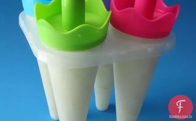 Limeade Lassi Frozen Yogurt Pops