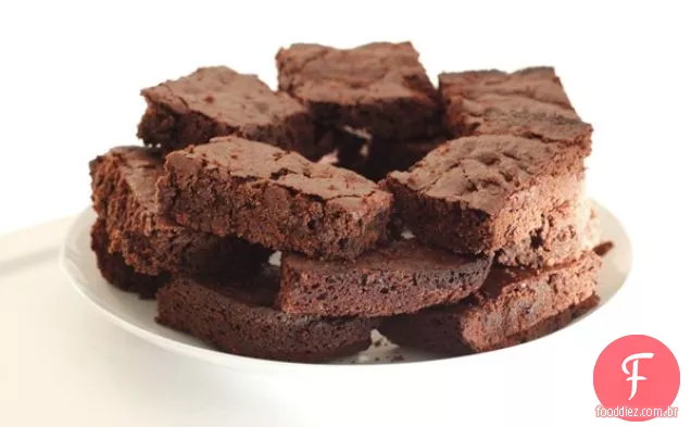 Brownies Veganos Com Chocolate Duplo