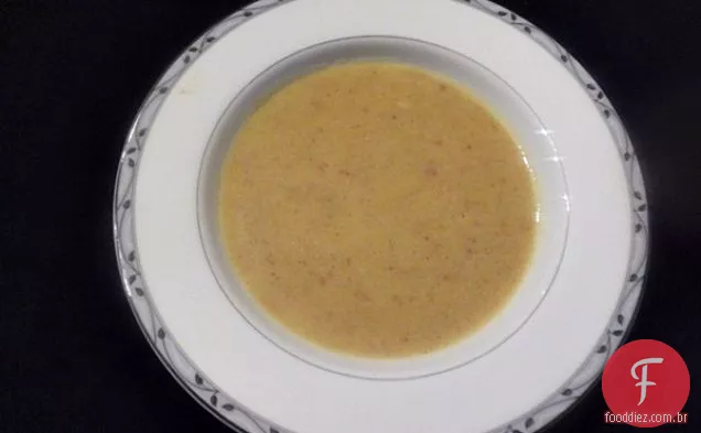 Estilo étnico Peru Bacon e batata sem sopa de caldo