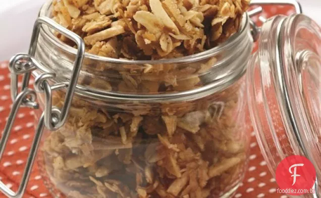 Granola Saudável Da Trituração Da Amêndoa