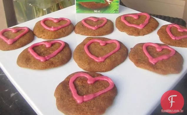 Vegan Vanilla Heart Cookies