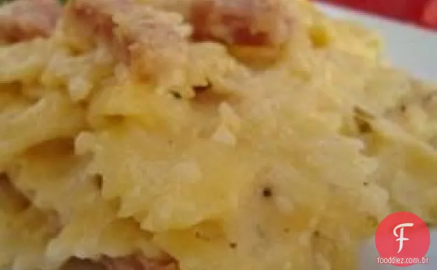 Presunto e queijo Bowties