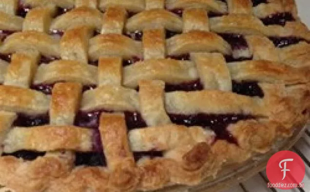 Torta Selvagem Do Mirtilo Do Ingrediente Do Mistério