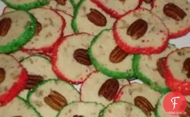 Creme De Queijo Biscoitos De Natal