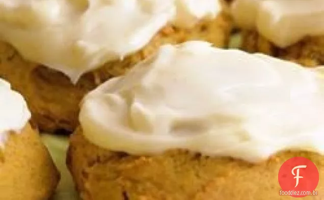 Biscoitos de abóbora com cobertura de Cream Cheese (o melhor do mundo!)