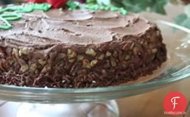 Bolo De Nozes Mocha Com Baixo Teor De Açúcar