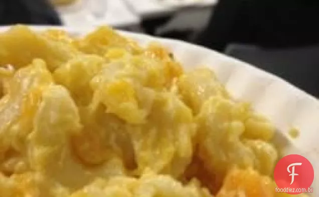 Fácil Pleasy Mac N Cheesy-estilo da Marinha dos EUA