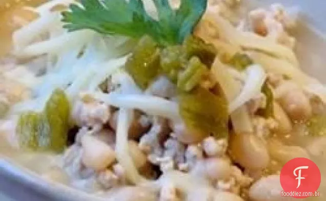 Pimenta branca com peru moído