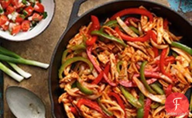 Churrasco frango Fajitas do Velho El Paso®