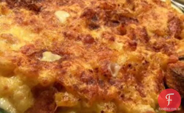 Macarrão crioulo e queijo