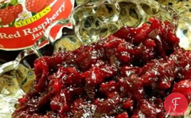 Molho Fácil De Framboesa Cranberry