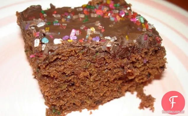 Bolo De Abobrinha De Chocolate