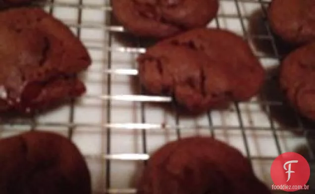 Biscoitos De Hortelã De Chocolate Duplo Viciantes