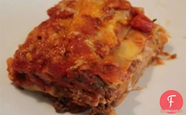 Lasanha de carne clássica e simples