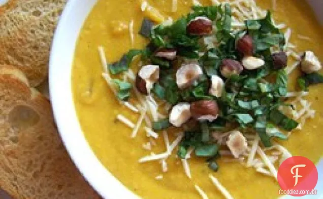 Sopa De Abóbora Temperada