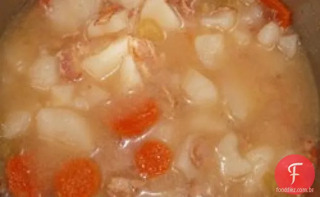 Sopa de Bacon e batata