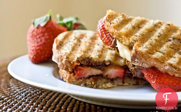 Morango, Banana E Nutella Panini