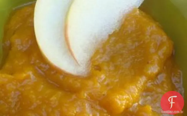 Abóbora de Nancy e sopa de maçã