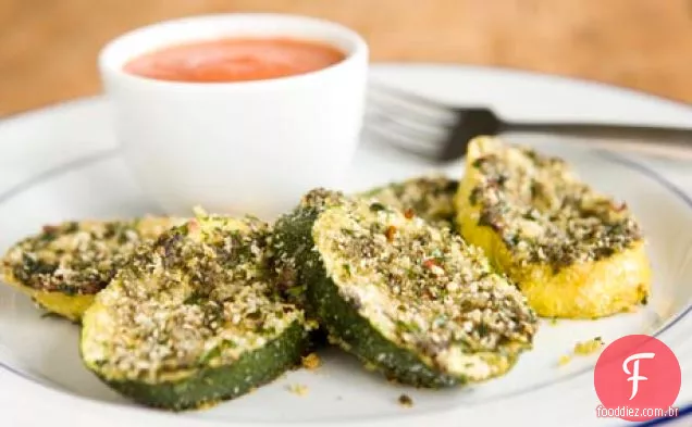 Abóbora com crosta de parmesão
