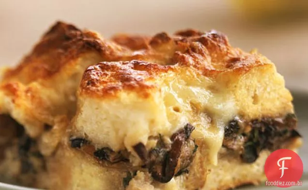 Pudim De Pão De Cogumelo Duplo