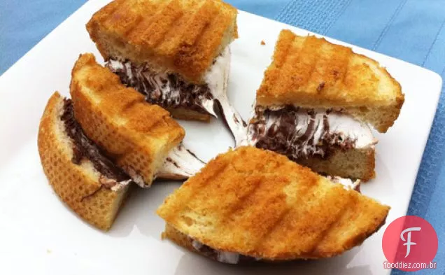 Nutella S'mores Panini ... e minha estreia na TV!