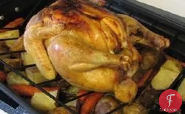 Frango Assado Suculento Mais Saudável