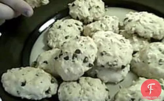 Biscoitos Crocantes Com Chip De Chocolate