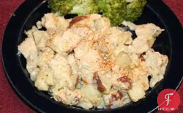 Paprika frango e batatas