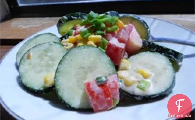 Salada de pepino do Wally
