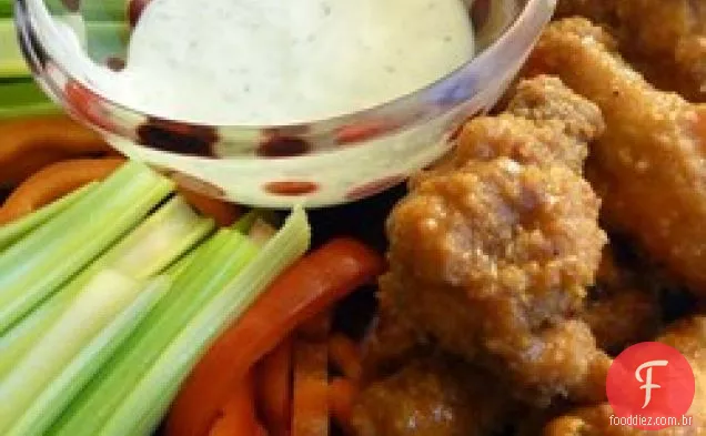 Asas De Frango Buffalo Estilo Restaurante