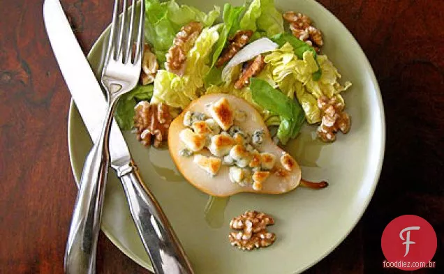 Salada De Pêra E Gorgonzola Assada