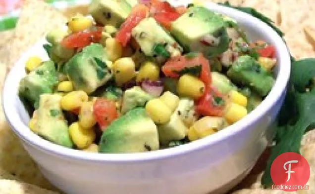 Salsa de milho e abacate