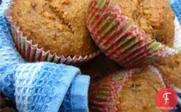 Muffins De Grãos Inteiros Saudáveis