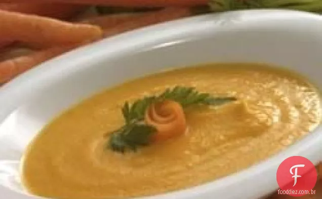 Sopa De Cenoura Com Gengibre